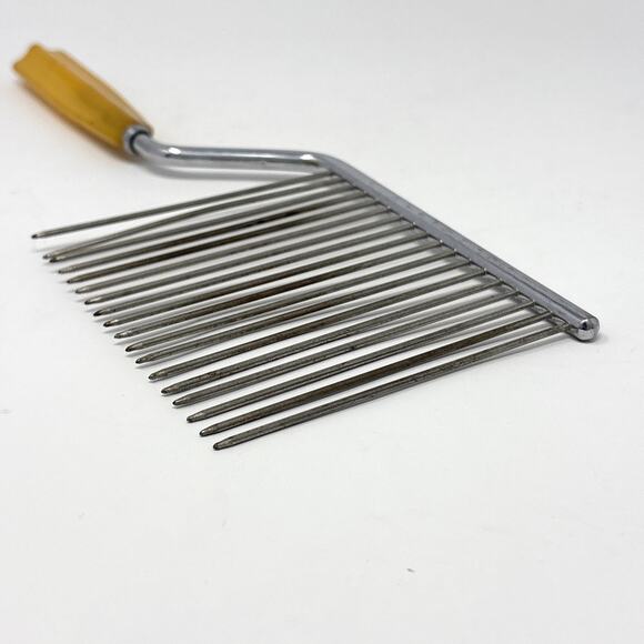 Vintage Butterscotch Bakelite Handle Cake Breaker Utensil 11" Long - Picture 6 of 7